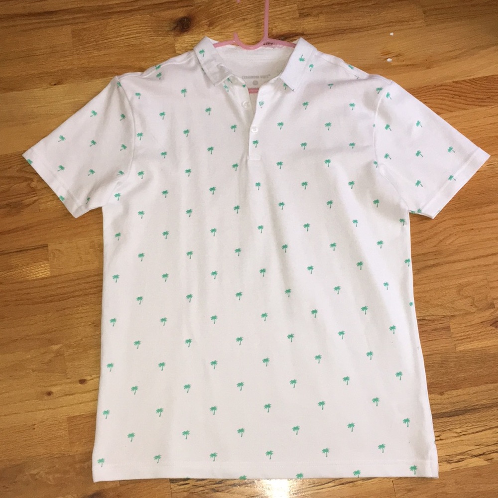TROPICAL MENS SIZE MEDIUM POLO EXCELENT CONDITION
